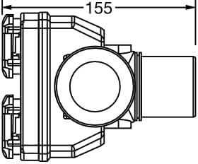 15 poliger 24V Kurzadapter auf 2 x 7 polige Stecker Steckdose für LKW