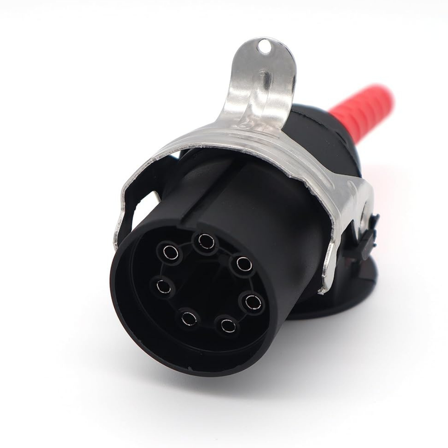 7 Poliger 24V Stecker ABS/EBS Schraubkontakte für LKW, Anhänger, PKW, Nutzfahrzeuge