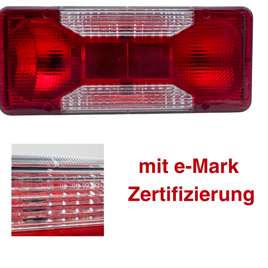 12/24V Heckleuchte/Rückfahrscheinwerfer/Lampe Links/Rechts Set mit Socket für IVECO