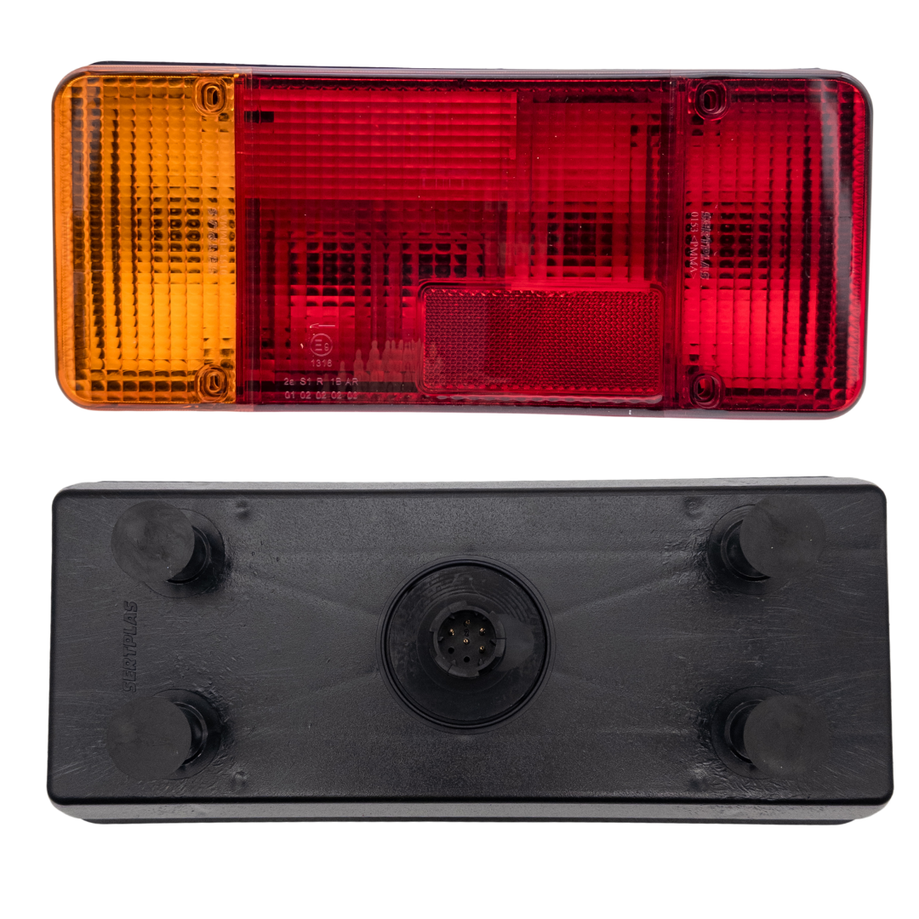 12/24V Heckleuchte/Rückfahrscheinwerfer/Lampe Links/Rechts Set mit Socket für IVECO