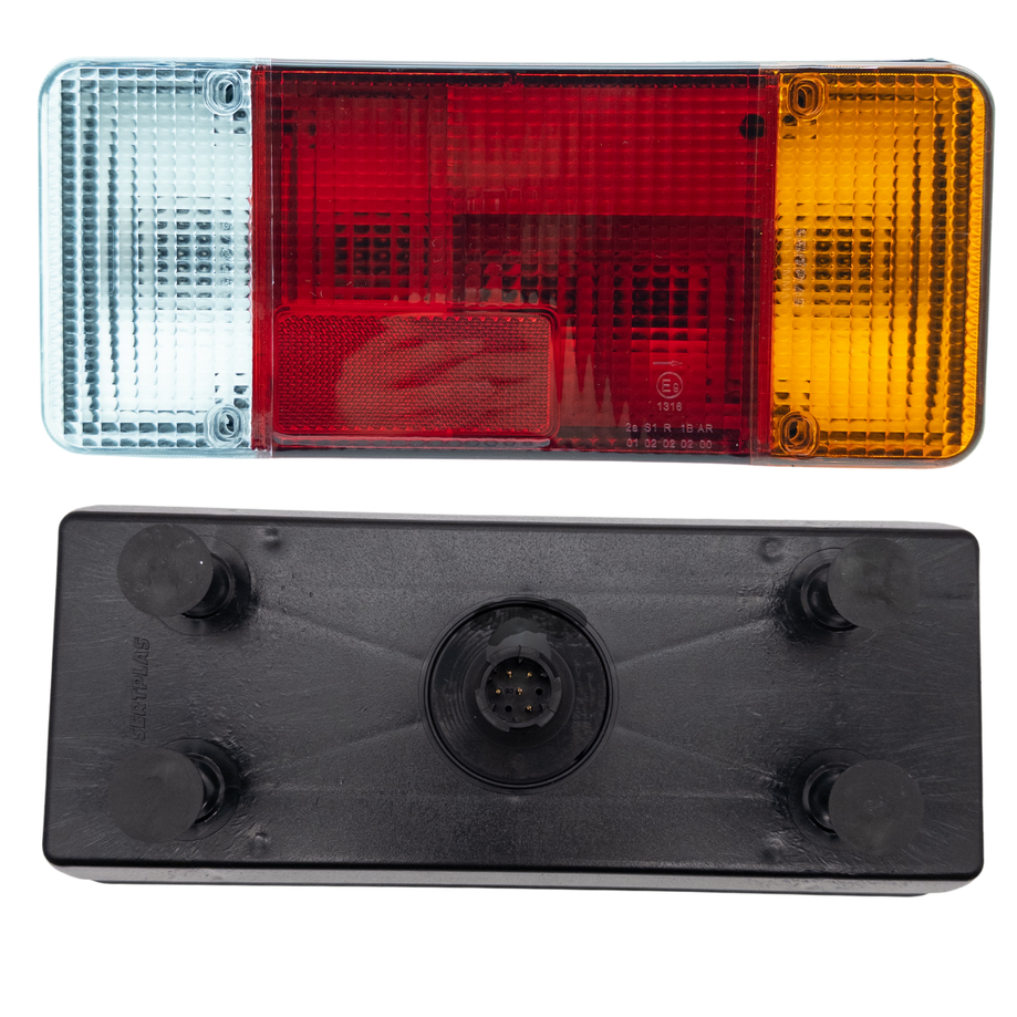 12/24V Heckleuchte/Rückfahrscheinwerfer/Lampe Links/Rechts Set mit Socket für IVECO