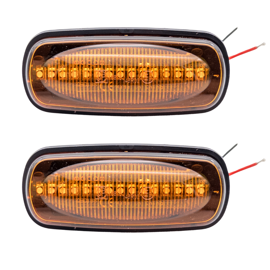 Land Rover Defender LED Kotflügelblinker Gelb 12V 24V Seitenmarkierung