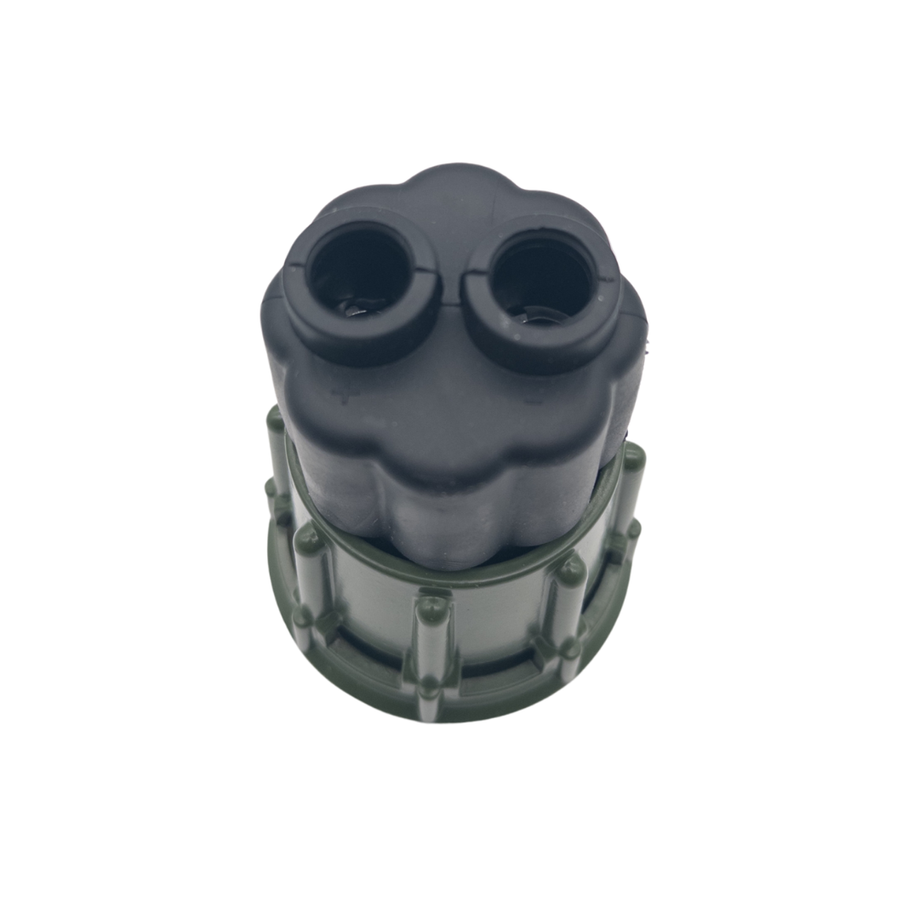 NATO Stecker - Steckdose 35mm² mit Gummidichtung SET 12/24V 2 Polig passend für Kabel mit Kontaktstiften