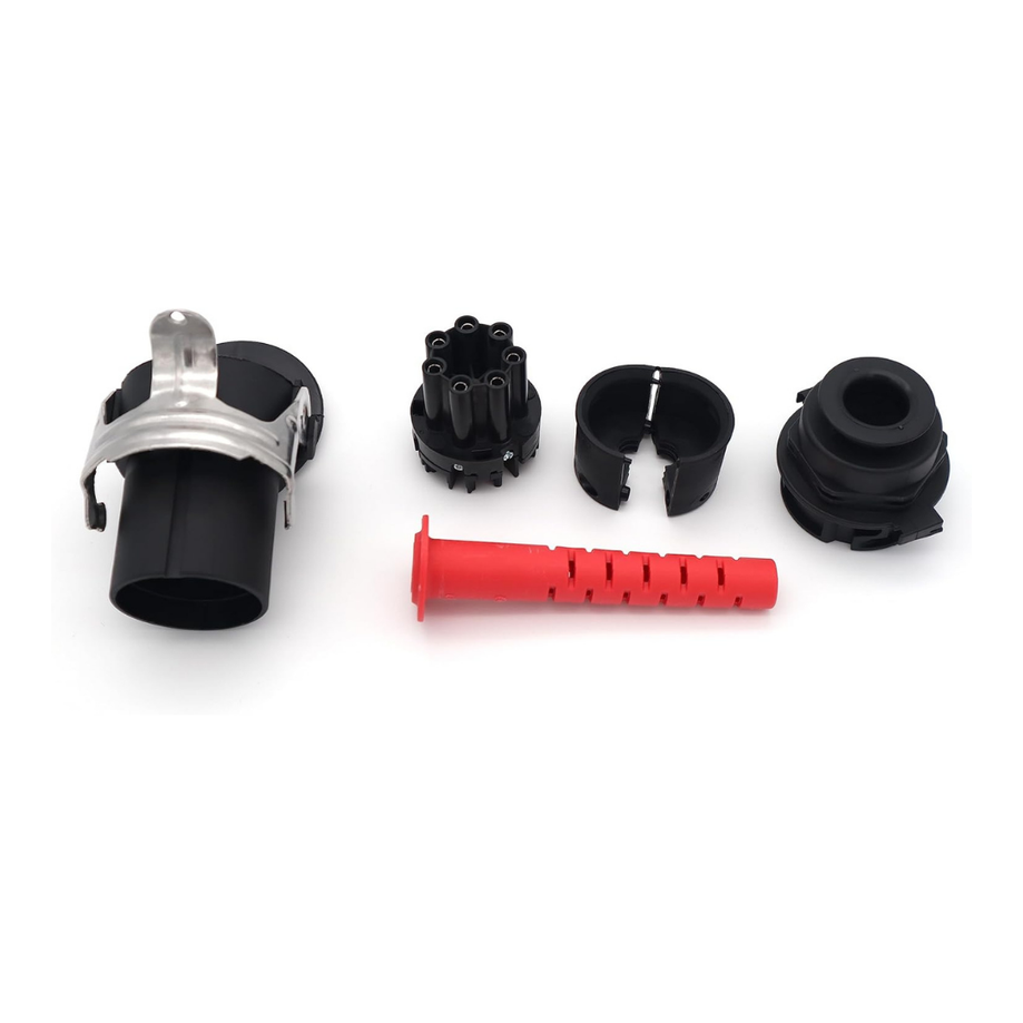 7 Poliger 24V Stecker ABS/EBS Schraubkontakte für LKW, Anhänger, PKW, Nutzfahrzeuge