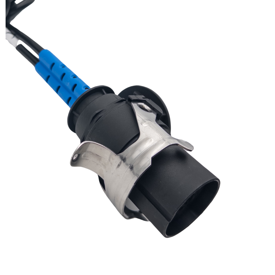 15 poliger auf 2 x 7 polig Adapterkabel-Elektrowendel-Spiralkabel Typ S Typ N 24 Volt - passend für LKW