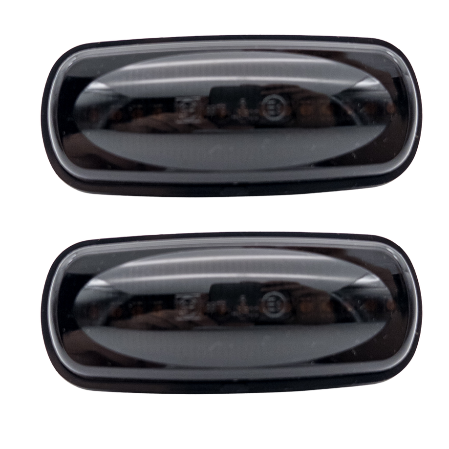 Land Rover Defender LED Kotflügelblinker Schwarz 12V 24V Seitenmarkierung