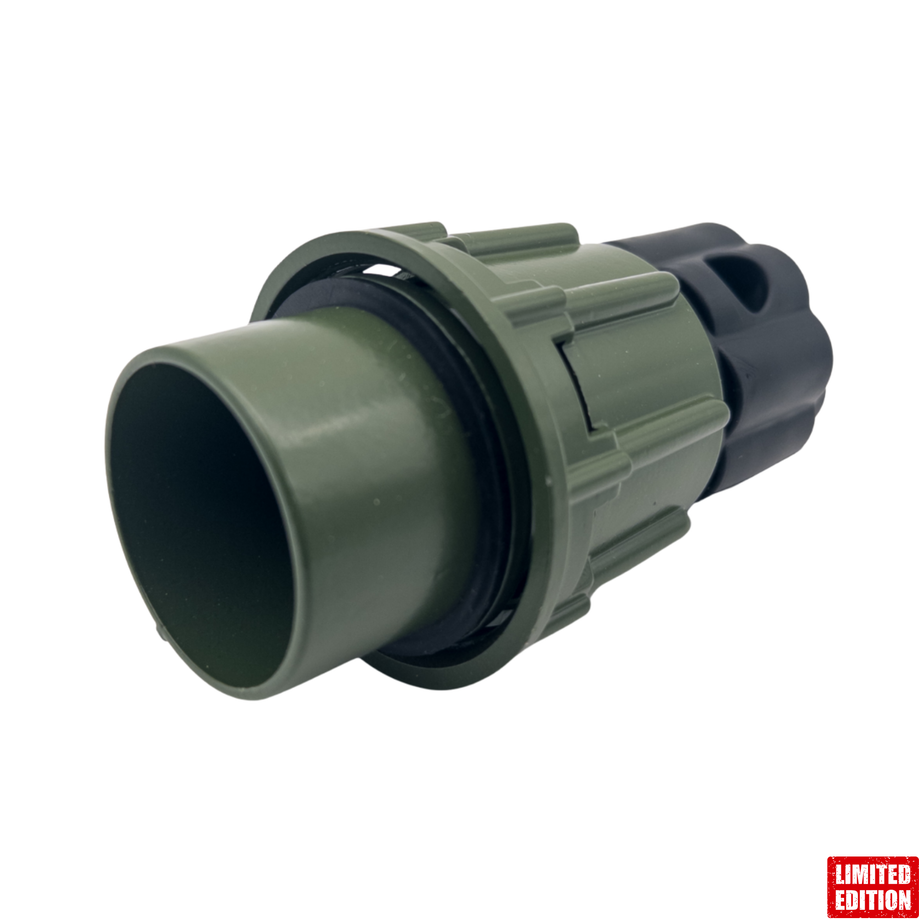 NATO Stecker 35 mm² 12/24V 2-polig VG96917 – Aluminium mit Kontaktstiften