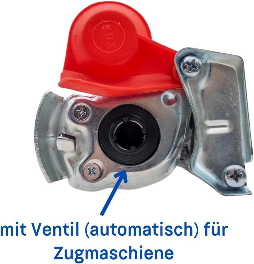 10x Kupplungskopf Dichtung für Mit-Ventil – Druckluft LKW Anhänger 41x19x9 mm