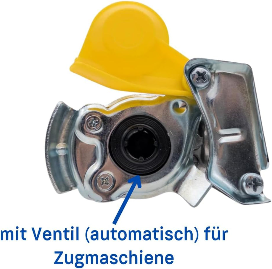 10x Kupplungskopf Dichtung für Mit-Ventil – Druckluft LKW Anhänger 41x19x9 mm