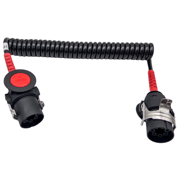 7-polige EBS Elektrowendel 24V 4m | FLRYW11Y TPE | ISO 7638 | ADR | Euro 6
