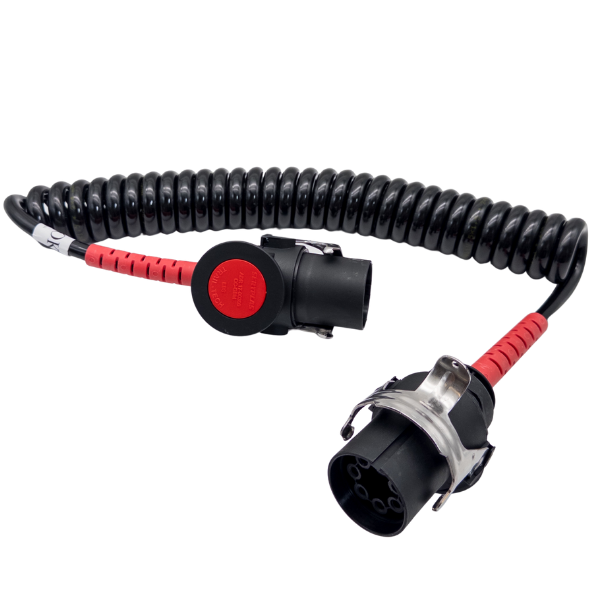 7-polige EBS Elektrowendel 24V 4m | FLRYW11Y TPE | ISO 7638 | ADR | Euro 6