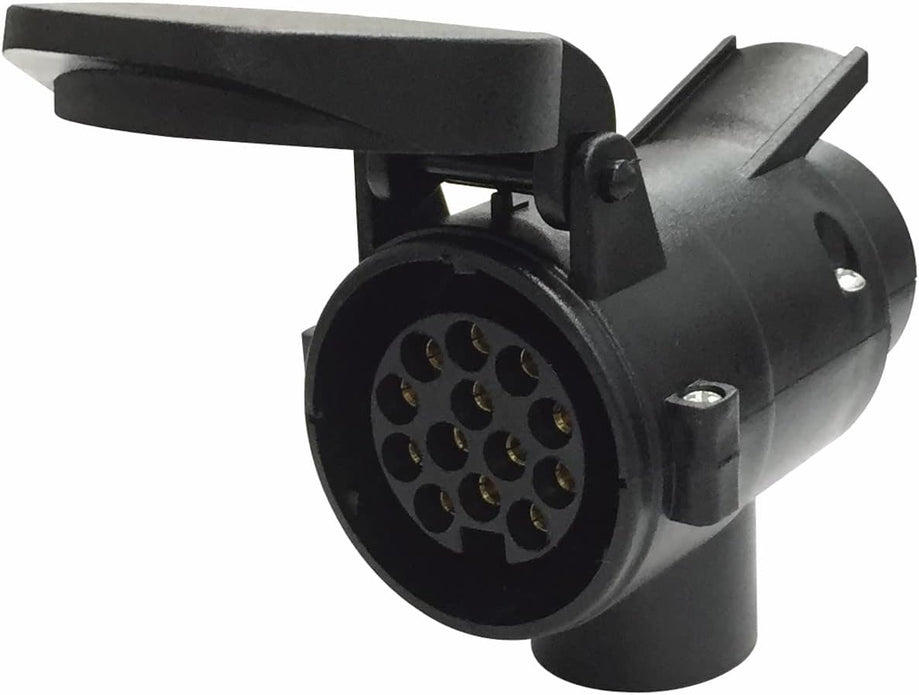 12V Kurzadapter für Anhänger-Anhängerkupplung 7 auf 13 Polig