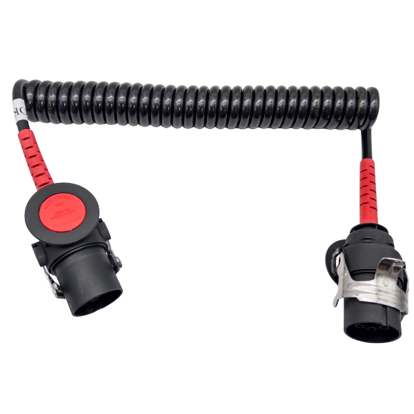 7-polige EBS Elektrowendel 24V 4m | FLRYW11Y TPE | ISO 7638 | ADR | Euro 6