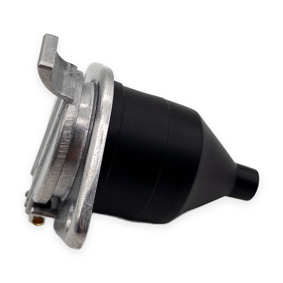 Anhängersteckdose 24 V, 7-polig, ISO 1185 Typ N – Aluminium, mit Schraubkontakten