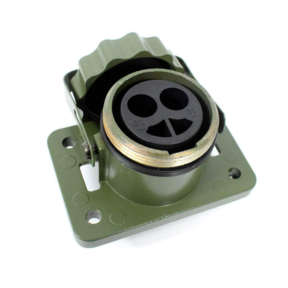 NATO Stecker - Steckdose 35mm² SET 12/24V 2 Polig passend für Kabel mit Kontaktstiften
