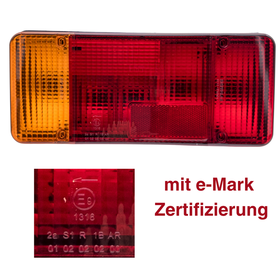 12/24V Heckleuchte/Rückfahrscheinwerfer/Lampe Links/Rechts Set mit Socket für IVECO